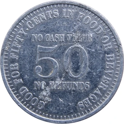 50 Cents - Riverbend (Chattanooga, Tennessee) ND back