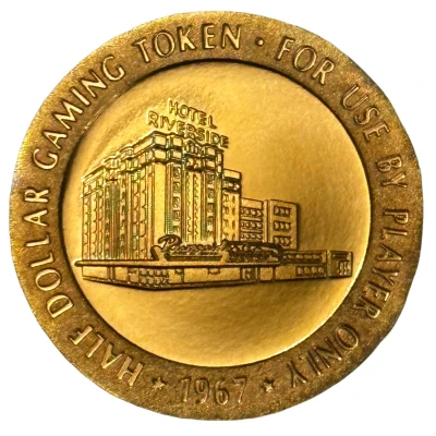 50 Cents - Riverside Hotel and Casino Reno, Nevada front