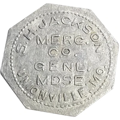 50 Cents - S. H. Jackson (Unionville, Missouri) ND front