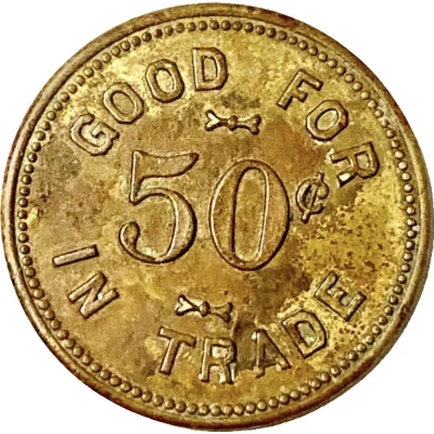 50 Cents - Scott AFB NCO Open Mess (Scott AFB, Illinois) ND back