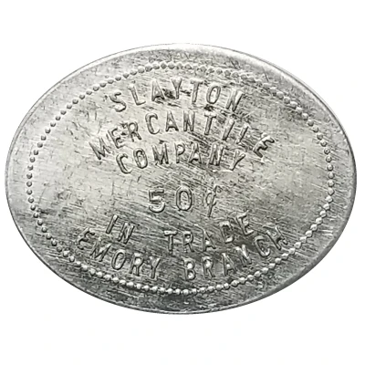 50 Cents - Slayton Mercantile Company (Emory, Montana) ND front