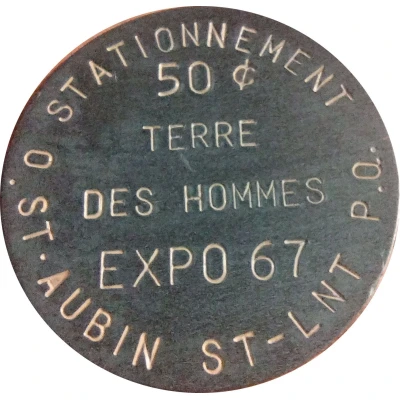 50 Cents - St. Aubin Terre Des Hommers, Blue ND front