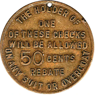 50 Cents - The Blue Store (Manchester, New Hampshire) ND back