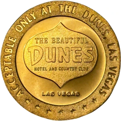 50 Cents - The Dunes Hotel and Country Club Las Vegas, Nevada back