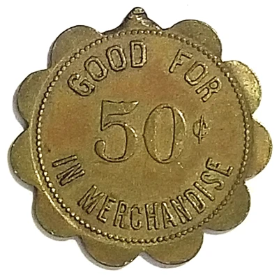 50 Cents - The Wilmot Mercantile Co. (Wilmot, South Dakota) ND back