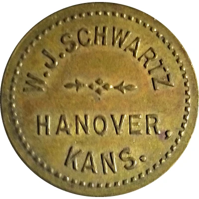 50 Cents - W. J. Schwartz (Hanover, Kansas) ND front