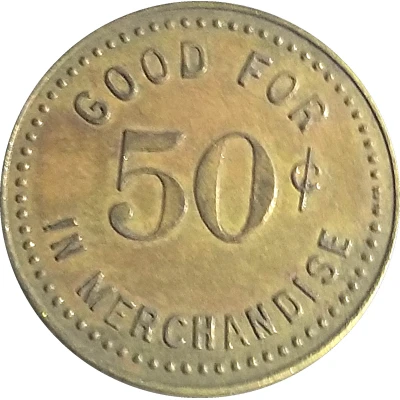 50 Cents - W. J. Schwartz (Hanover, Kansas) ND back