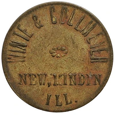 50 Cents - Winte and Collmeyer (New Minden, Illinois) ND front