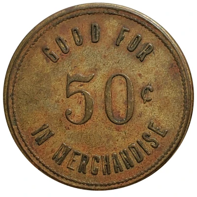 50 Cents - Winte and Collmeyer (New Minden, Illinois) ND back