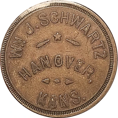 50 Cents - Wm. J. Schwartz (Hanover, Kansas) ND front