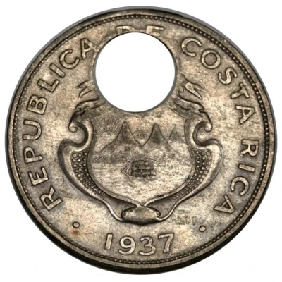 50 Céntimos Leprosarium Coinage front