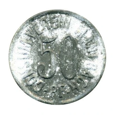 50 Pfennigs Consum-Verein Manebach ND front
