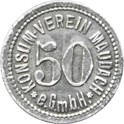 50 Pfennigs - Konsum Verein (Maudach) ND front