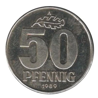 50 Pfennigs back