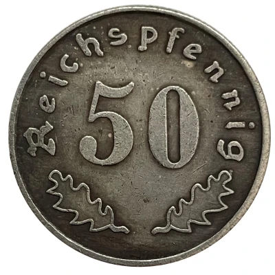 50 Reichspfennig Kantinegeld back