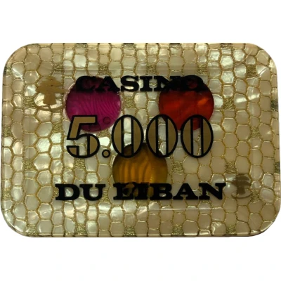 5000 Livres - Casino Du Liban ND front