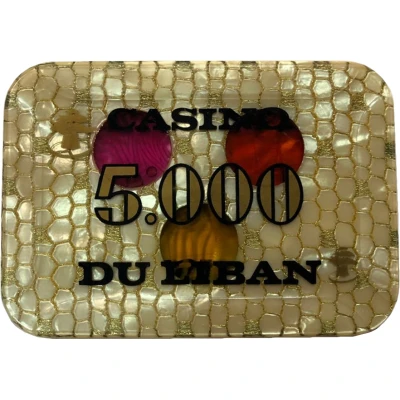 5000 Livres - Casino Du Liban ND back