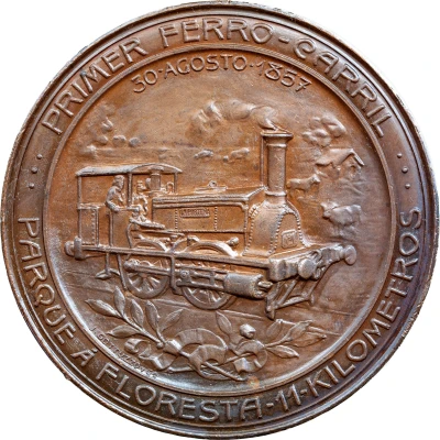 50th. anniversary of the first railway in Argentine front