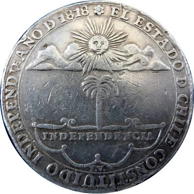 6 Reales - Independence Proclamation Medal front