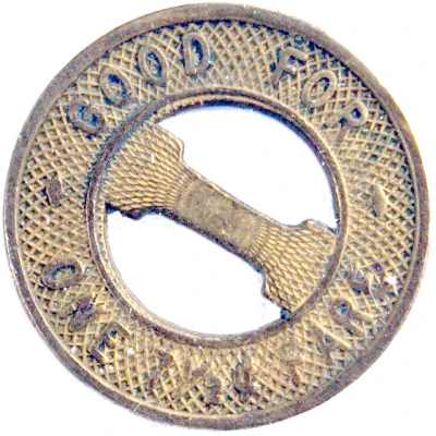 7½ Cent Fare - International Railway Co. Niagara Falls, New York ND back