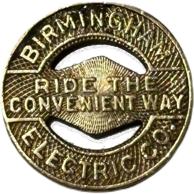 7 Cents - Birmingham Electric Co. Birmingham, Alabama ND front