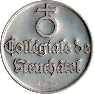 700 years of the collegiate church of Neuchâtel front