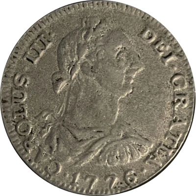 8 Reales - Charles III (replica) ND front