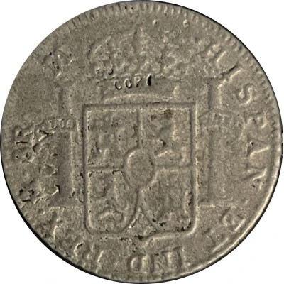 8 Reales - Charles III (replica) ND back