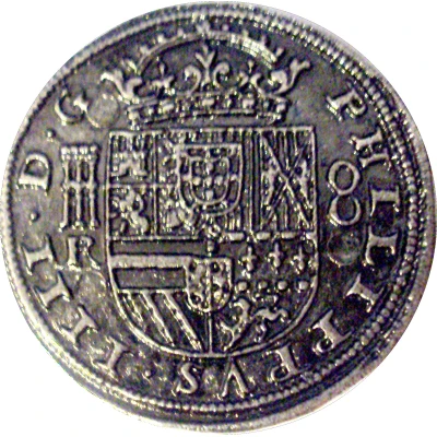 8 Reales - Philip IV replica ND front