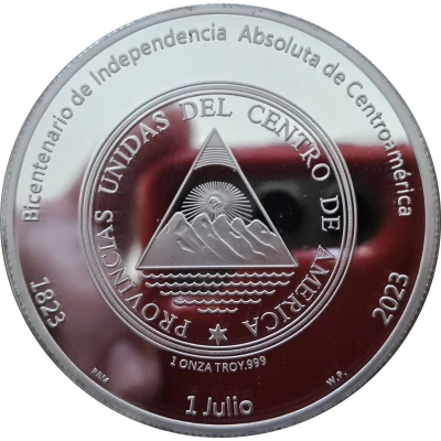 Absolute Independence of Central America Bicentennial ND back