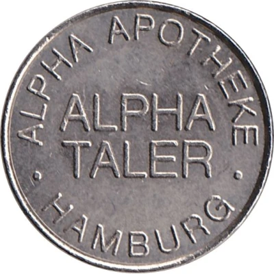 Alpha Taler - Alpha Apotheke (Hamburg) ND back