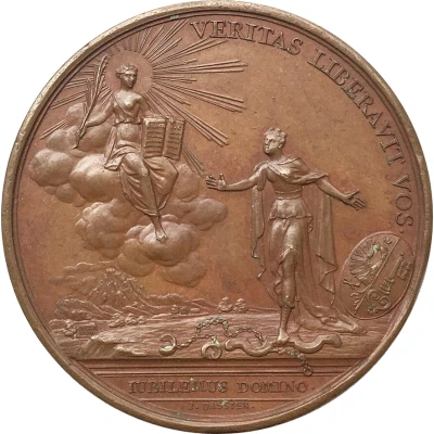 Anniversary Medal - Reformation in Geneva back