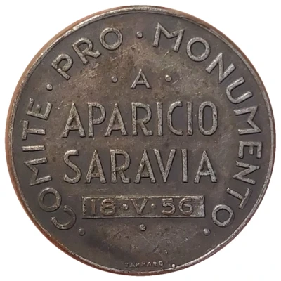 Aparicio Saravia Monument Inauguration back