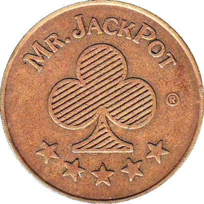 Arcade Token - Mr. Jackpot ND front