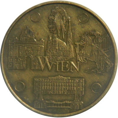 Austrian Heritage Collectors Coin - Wien ND front