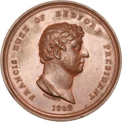 Award Duke of Bedford Medal; bronze front