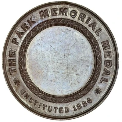 Award Park Memorial Medal back