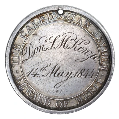 Award - Victoria Caledonian Merit Medal ND back