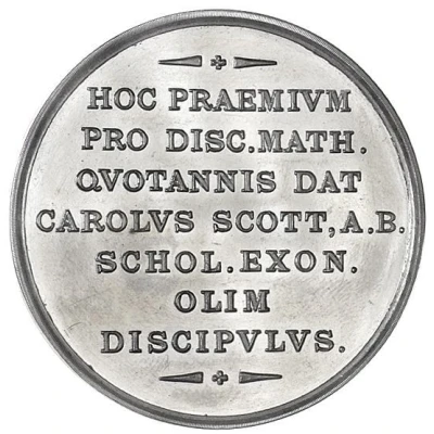 Award - Victoria Charles Scott Medal ND back