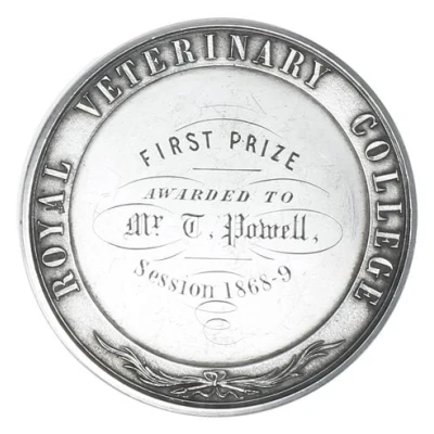 Award - Victoria Coleman Prize Medal back