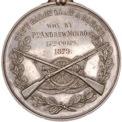 Award - Victoria Glamorgan Volunteer Association Medal back