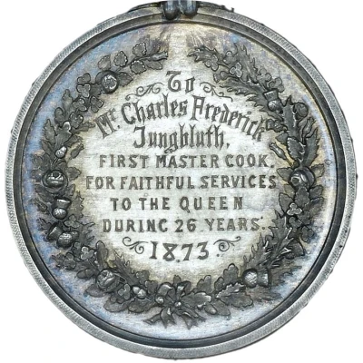 Award - Victoria Long and Faithful Service Medal ND back