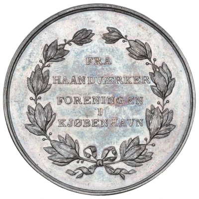 Award medal - Craftsmen's Association in Copenhagen silver issue ND back