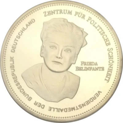 Award medal for Aggressive Humanism ND front