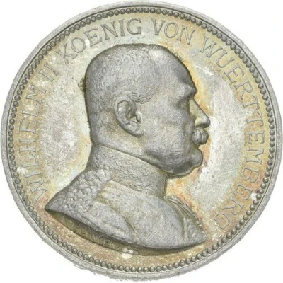 Award medal for saving a life - Wilhelm II Pattern ND front