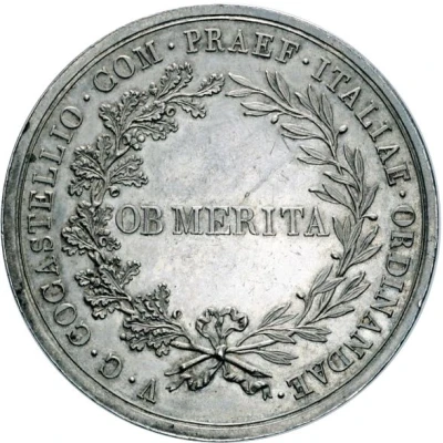 Award medal of the Cisalpine Republic back