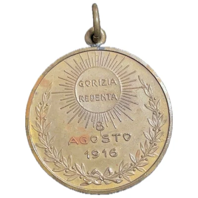 Battle of Gorizia Medal World War I ND back