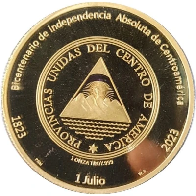 Bicentennial of the Absolute Independence of Central America ND back