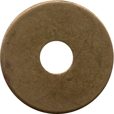 Blank Token (With a hole; without rim; Brass; 20 mm) ND front