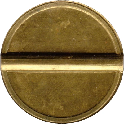 Blank Token (with 1 groove; 26 mm) ND front